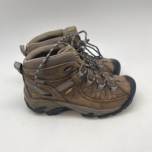 Keen Targhee II Dry Mid Boots Womens 7 Brown Waterproof Hiking 1004114 Shoes